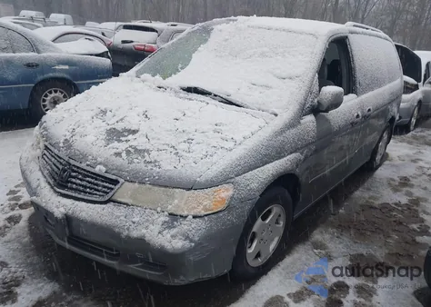 1999 Honda Odyssey Ex из США, поврежденный, VIN 2HKRL1868XH548807